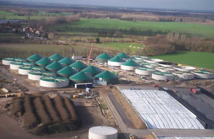 Biogaz - Réservoirs industriels  - Constructions béton