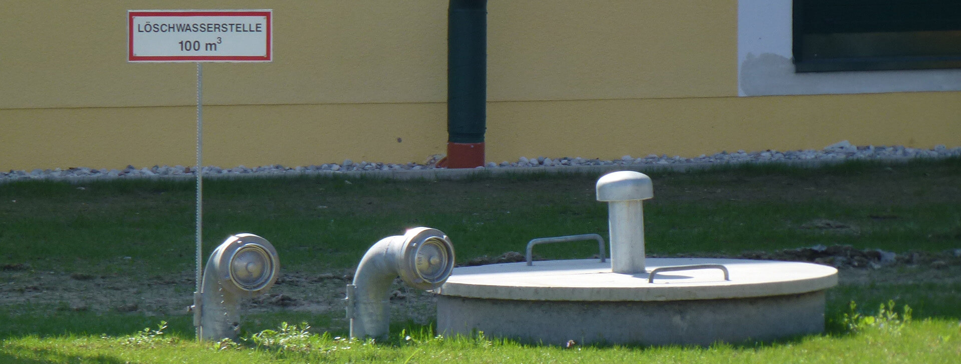 Réservoir d'eau à incendie  - Constructions béton - WOLF System