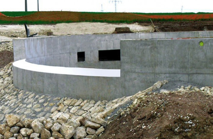 Bassins de rétention des eaux de pluie - Constructions béton - Système WOLF